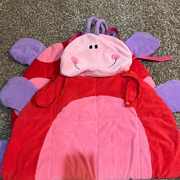 Stephen Joseph Ladybug Backpack with Nap Mat and Pillow. Perfect for preschool. - Picture 4 of 10